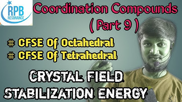 Crystal Field Stabilization Energy of Octahedral & Tetrahedral ll RPB RESONANCE ll CSIR, GATE, JAM..