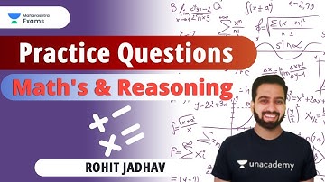 Combine Revision Batch | Maths & Reasoning | Practice Questions | Rohit Jadhav