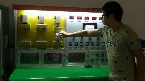 AFDD arc fault dection device test 1