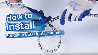 How to Install Bendable LED Strip Light Channel #howto