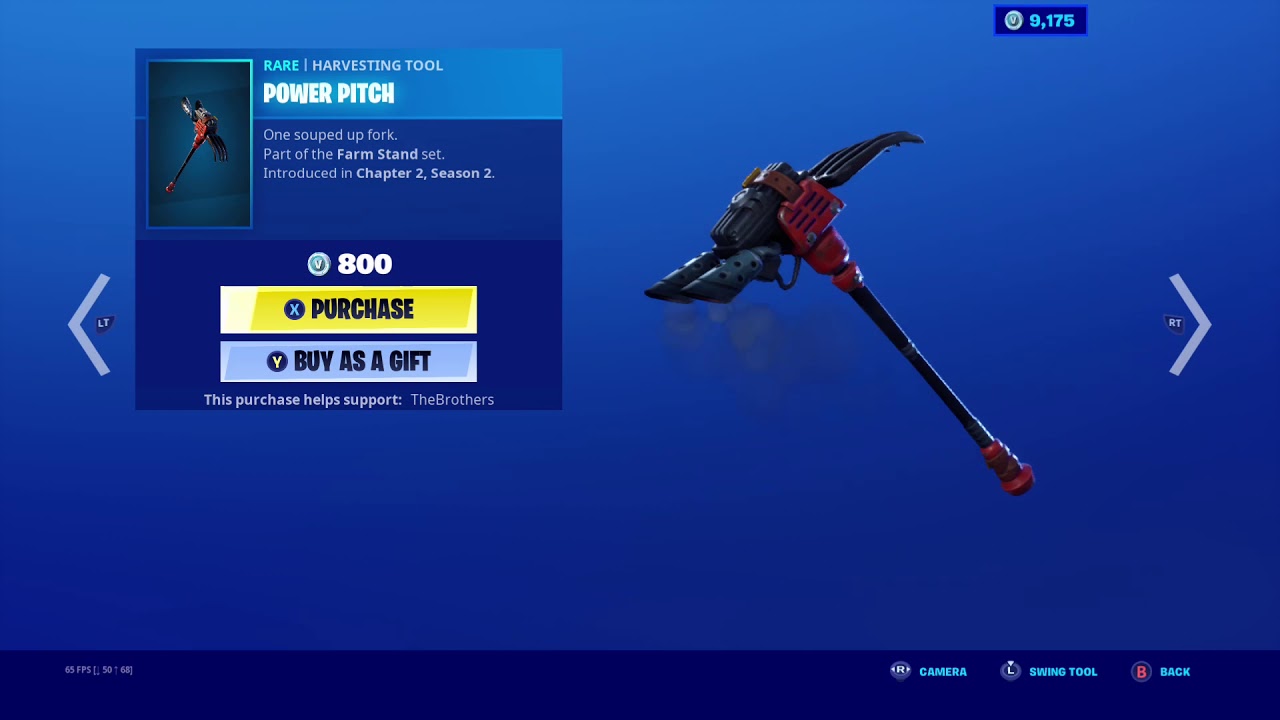 *NEW* POWER PITCH PICKAXE IN FORTNITE! YouTube