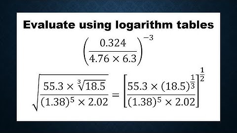 Logarithms|Multiplication, Division, Powers & Roots Operations - Lesson 5of10