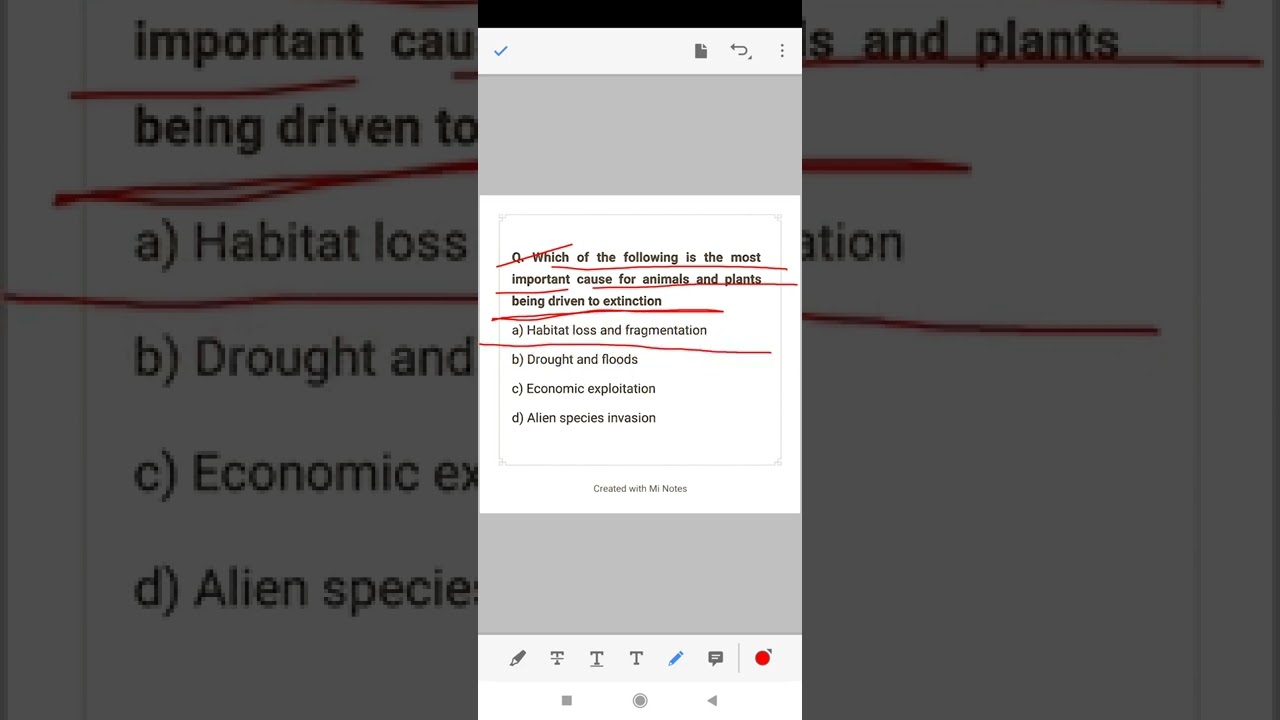 most important cause for animals and plants being driven to extinction