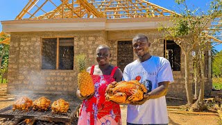 Our Dream Home Is Getting the Fascia Board & Roofing Progress | Pineapple-Glazed Chicken