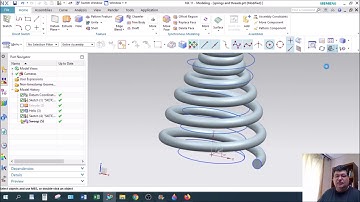 Week 8 - NX11.0  - How to Create Springs and Threads
