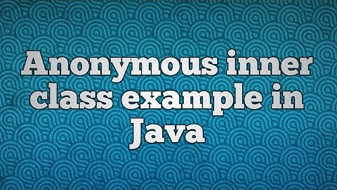 Anonymous inner class example in Java