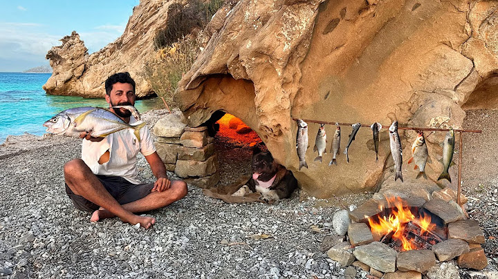 3 DÍAS de supervivencia en solitario (SIN COMIDA, SIN AGUA, SIN REFUGIO) Pesca, cocina, pesca