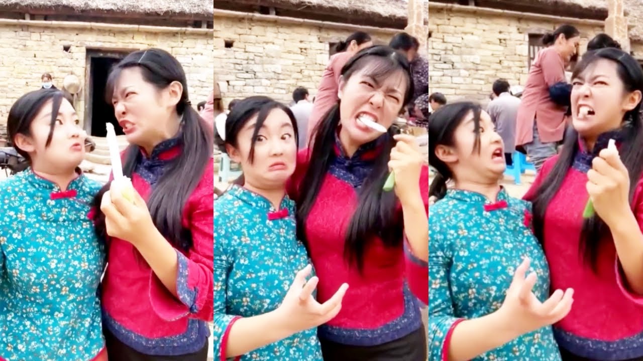 搞笑中国电影幕后花絮｜吃大葱｜Funny Clip behind the scenes Chinese movie |Laugh Story|搞笑故事|Behind the Scenes|拍戏现场故事