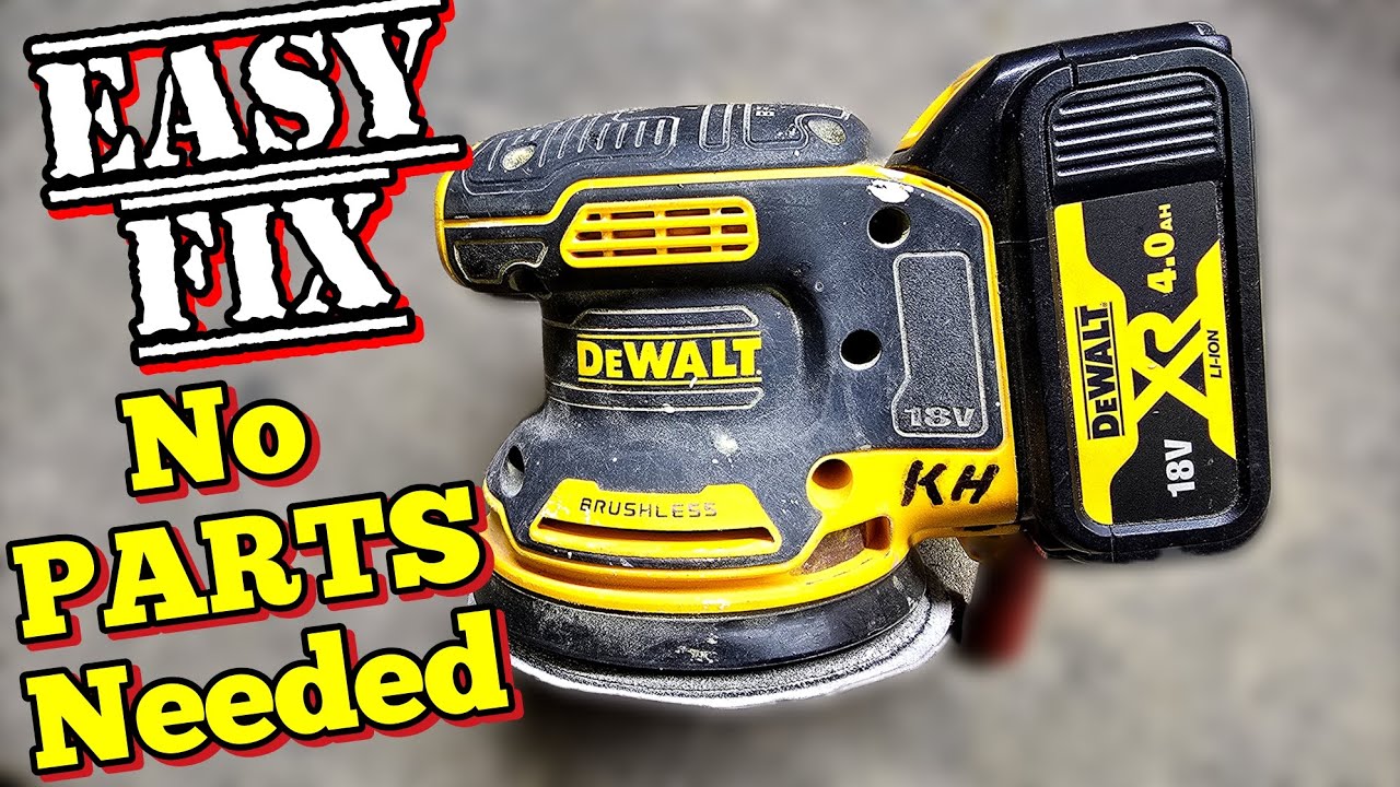 DO NOT replace these Dewalt sanders, you can easily fix these yourself, This is how to do it. 