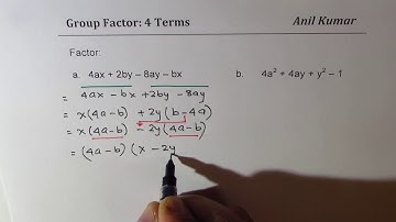 Factor by Grouping and Difference of Squares