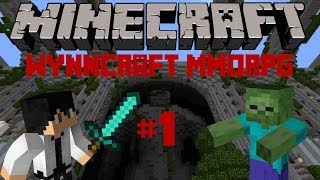 Minecraft WynnCraft (MMORPG) Let's Play: Episode 1 - A New Beginning