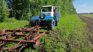 Предпосевная обработка почвы.Часть 1 |трактор Т-150|Башкортостан|