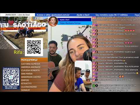 Live do Davi com Barbara Ferraz - 28/05/2026
