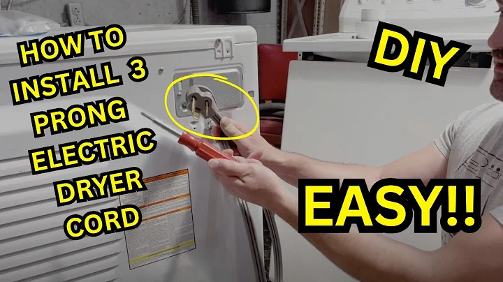 How to Install a 3 Prong Dryer Cord on an Electric Dryer