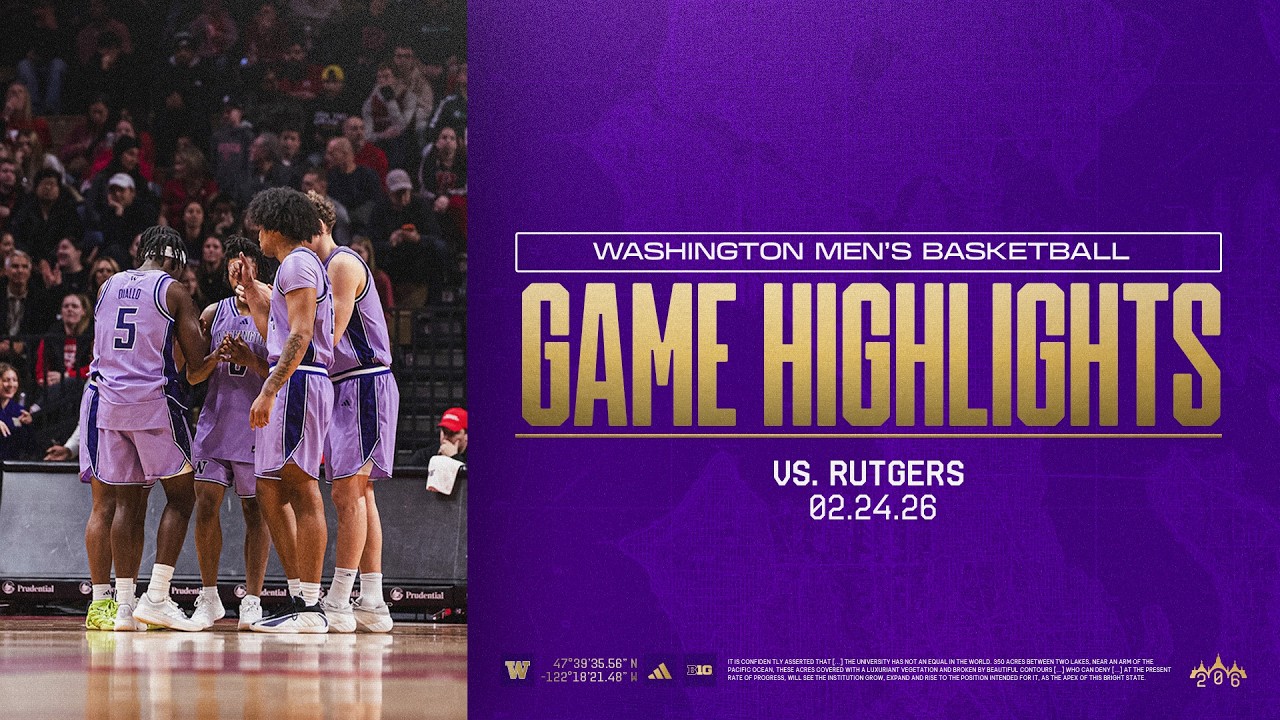 Washington 79,  Rutgers 72 | Huskies Highights