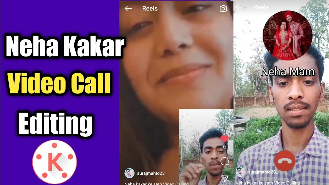 Neha kakar Video Call Editing. - YouTube