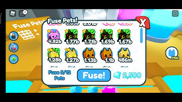 Best fusing method for rb blurred agony | Pet Simulator x