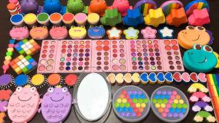 RELAXING SLIME WITH CLAY VS MAKEUP VS GLITTER ! Mixing Random Things Into Slime