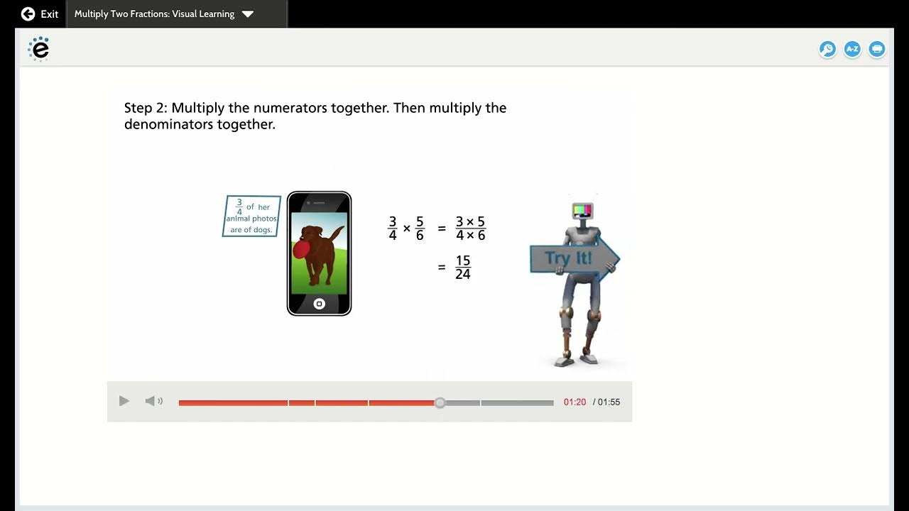 Unit 6 Multiply Fractions using Standard Algorithm I - YouTube