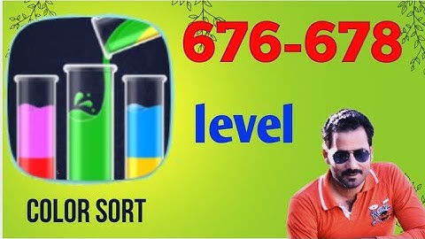 Color sort level 676/678