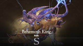 Final Fantasy 16 - Behemoth King Boss Fight (Rank S Hunt)