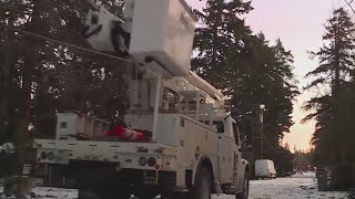 PGE races against time to restore power ahead of ice storm
