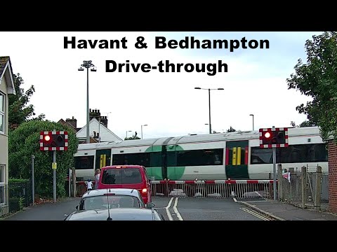 Havant & Bedhampton, including Bedhampton train station, Hampshire, England, UK