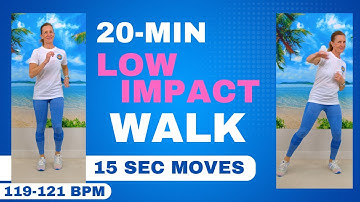20-Minute Walk at Home for Beginners | Low Impact, No Equipment, All Standing