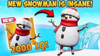 OP *NEW* SNEAKY SNOWMAN 2000 IQ TROLL! (Fortnite Battle Royale) Epic & Funny Moments