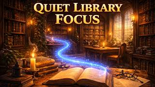 Quiet Library Focus 📖 Medieval Study Ambience (2 Hours)
