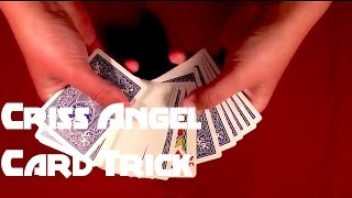 One of Criss Angel's Best Card Tricks REVEALED!!