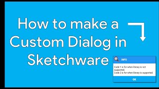 How to make a Custom Dialog in Sketchware | Turn On Captions for tutorial.