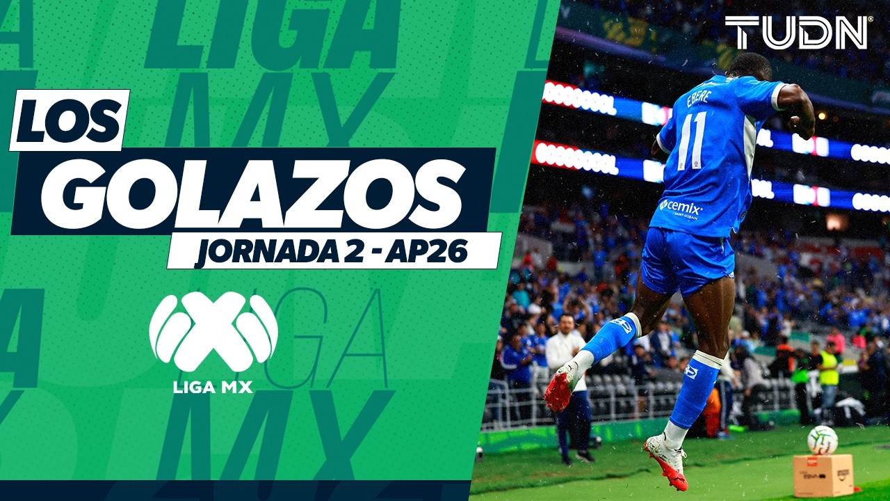 😱 ¡PURO GOLAZO! ⚽ Los mejores goles que dejó la Jornada 2 | Apertura 2026 | TUDN