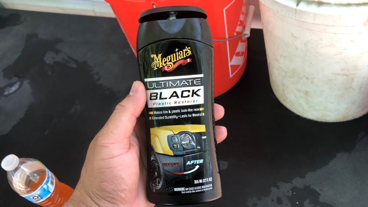 Meguiar's Ultimate Black Plastic Restorer Review! Does it work