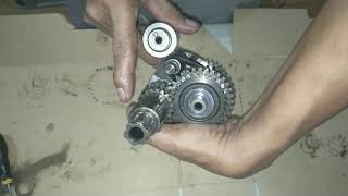 Reassemble of transmission CG 200 engine Motorstar 5 speed
