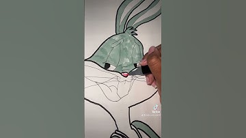 Drawing Bugs Bunny From Space Jam A New Legacy #drawing #coloring #tiktok #shorts