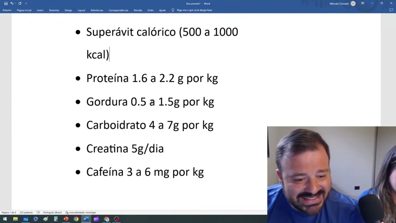 Montando uma dieta de hipertrofia para avançados na musculação
