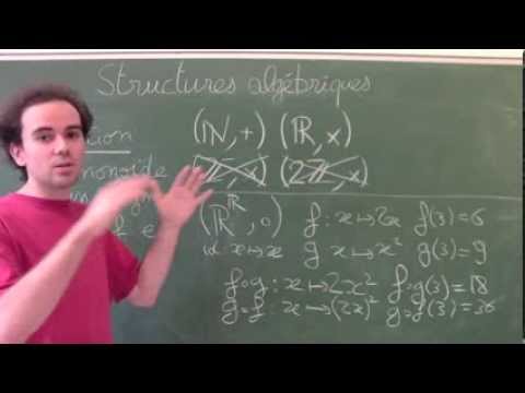 Structures algébriques 4 (Monoïdes : définition et exemples)