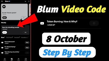 Token Burning: How & Why? Blum Video Code today | Blum New Video Code | Blum Listing Date| Blum code