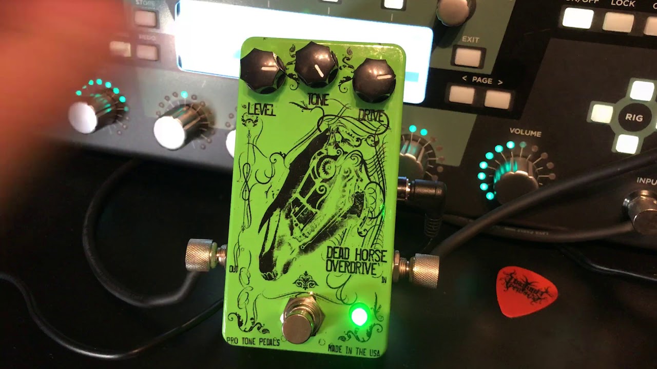 Pro Tone Pedals Dead Horse Overdrive- Sepultura's Slave New World- the best overdrive for metal