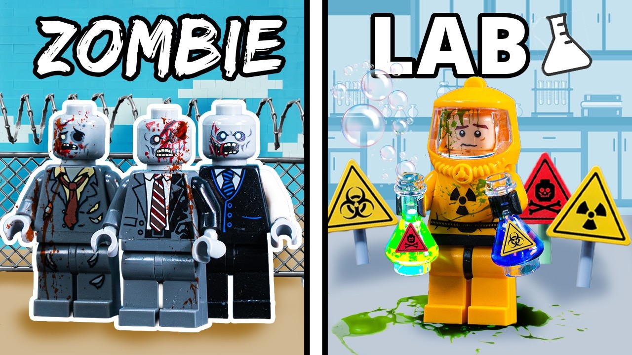 I built a Lego Zombie LAB