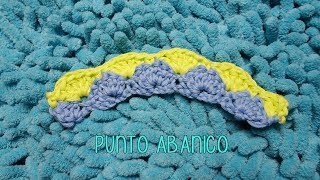 Cómo hacer punto abanico a crochet | fácil