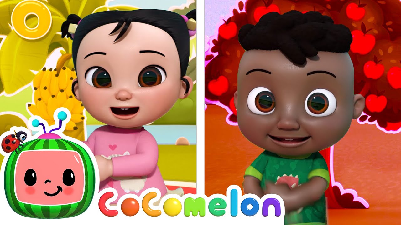 Let's EAT Apples And Bananas 🍉 Lullabies & Nursery Rhymes