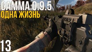 🔥 ОДНА ЖИЗНЬ В ГАММЕ! STALKER ANOMALY 1.5.3 СБОРКА GAMMA 0.9.5 INVICTUS! #13