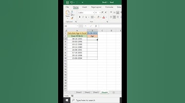 Excel DATEDIF Formula | Hidden Excel Function Everyone Must Know! #shorts #excel #shortvideo