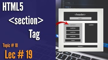 HTML5 Section Tag || HTML and CSS lectures for beginners in Hindi/Urdu
