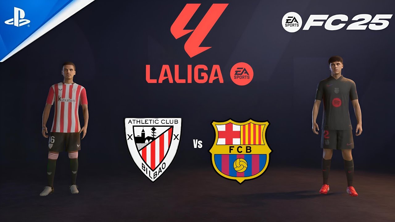 FC 25 - Athletic Club vs Barcelona | LaLiga Full Match | PS4™ - YouTube