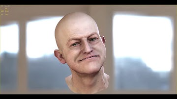 viewport render 3ds max + Face shift