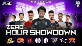 [Hindi] ZERO HOUR SHOWDOWN |BATTLE GROUND MOBILE INDIA | FT. #MGZED, #PUSHERS,#FS,#7SEAS #WO, ETC.