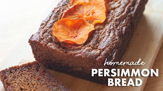 Making Homemade Persimmon Bread